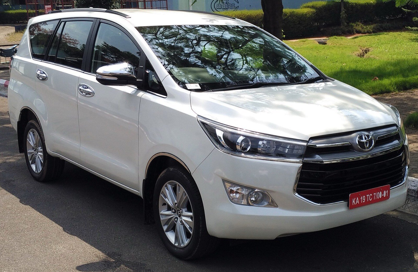 Premium SUV for rental — Toyota Innova Crysta, Similar premium 6–7 seater vehicles